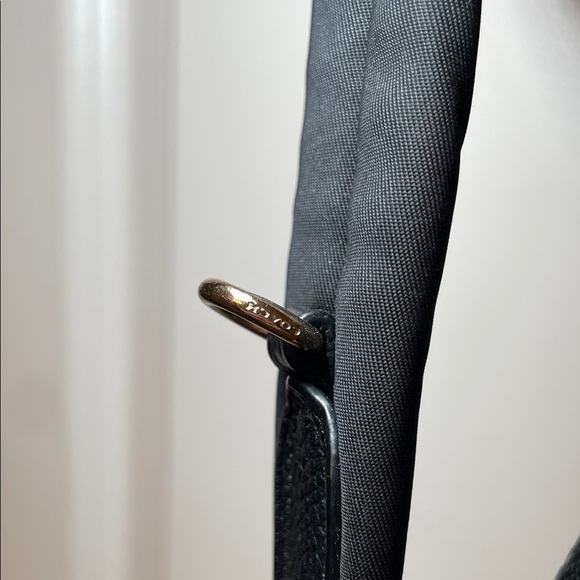 Coach Black Leather Backpack main image 11